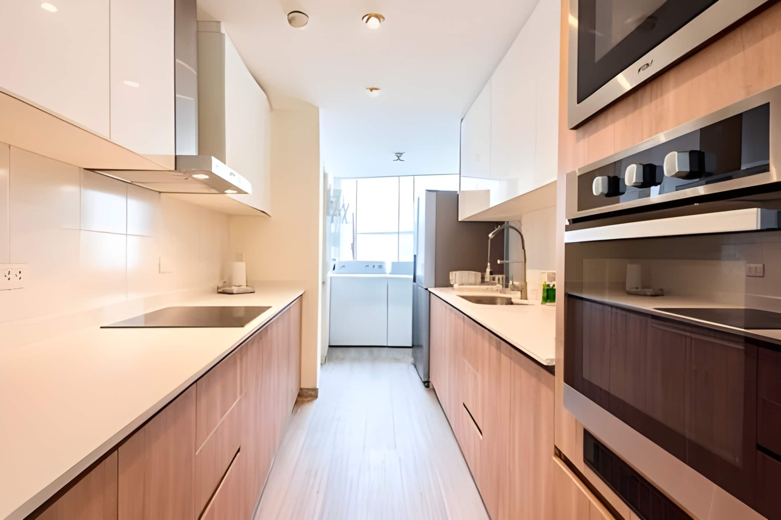 Kitchen and laundry area