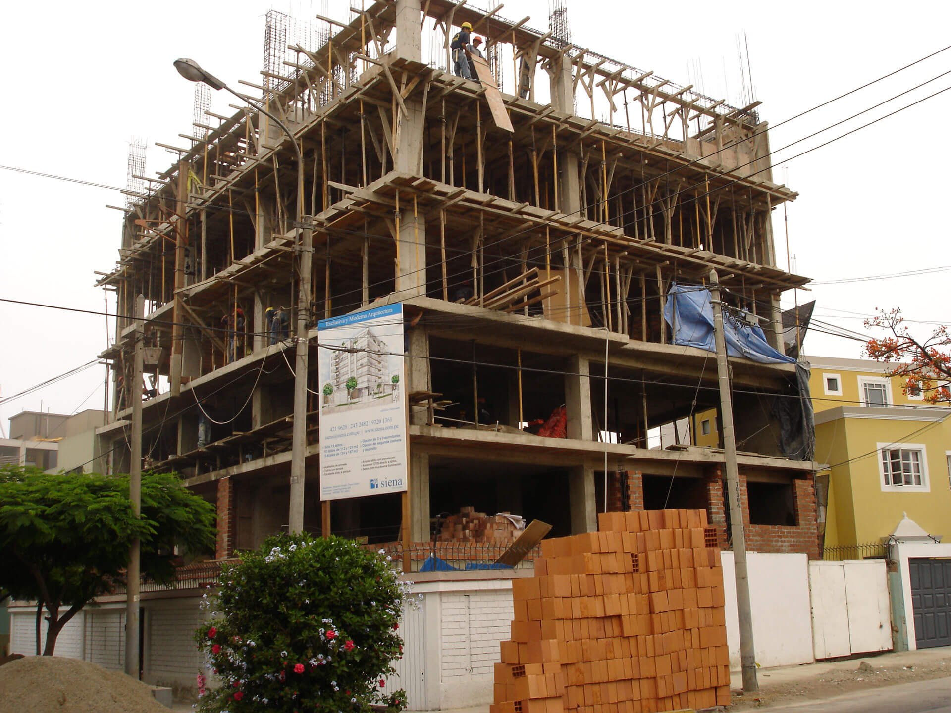 Historical construction photograph